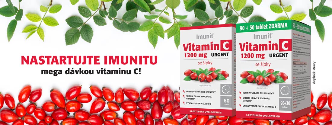 Imunit® Vitamin C 1200 mg URGENT se šípky